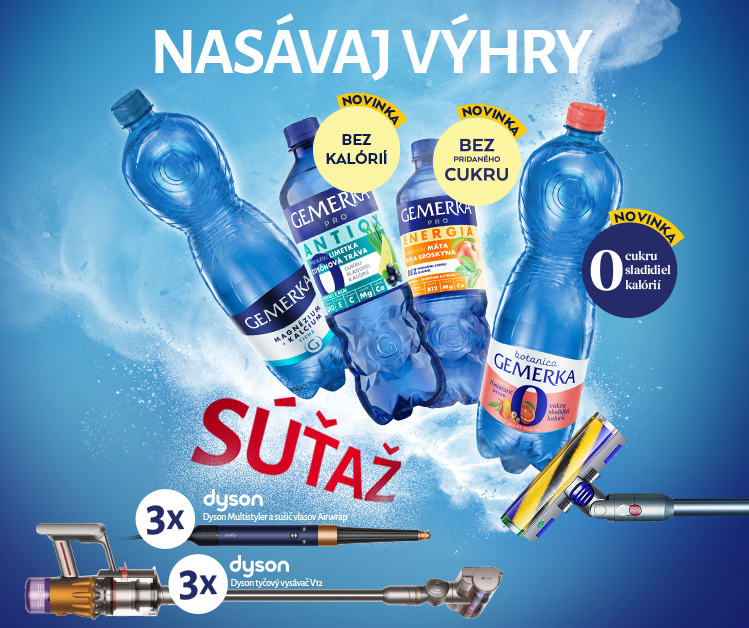 Kupuj Gemerku v Billa a nasávaj Dyson výhry!