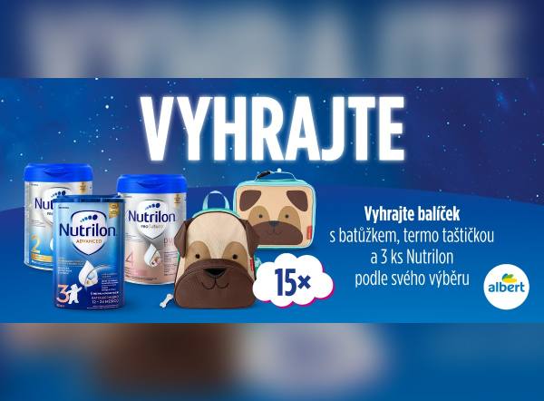 Danone soutěže | Vyhrajte balíček s batůžkem, termo taštičkou a Nutrilonem!
