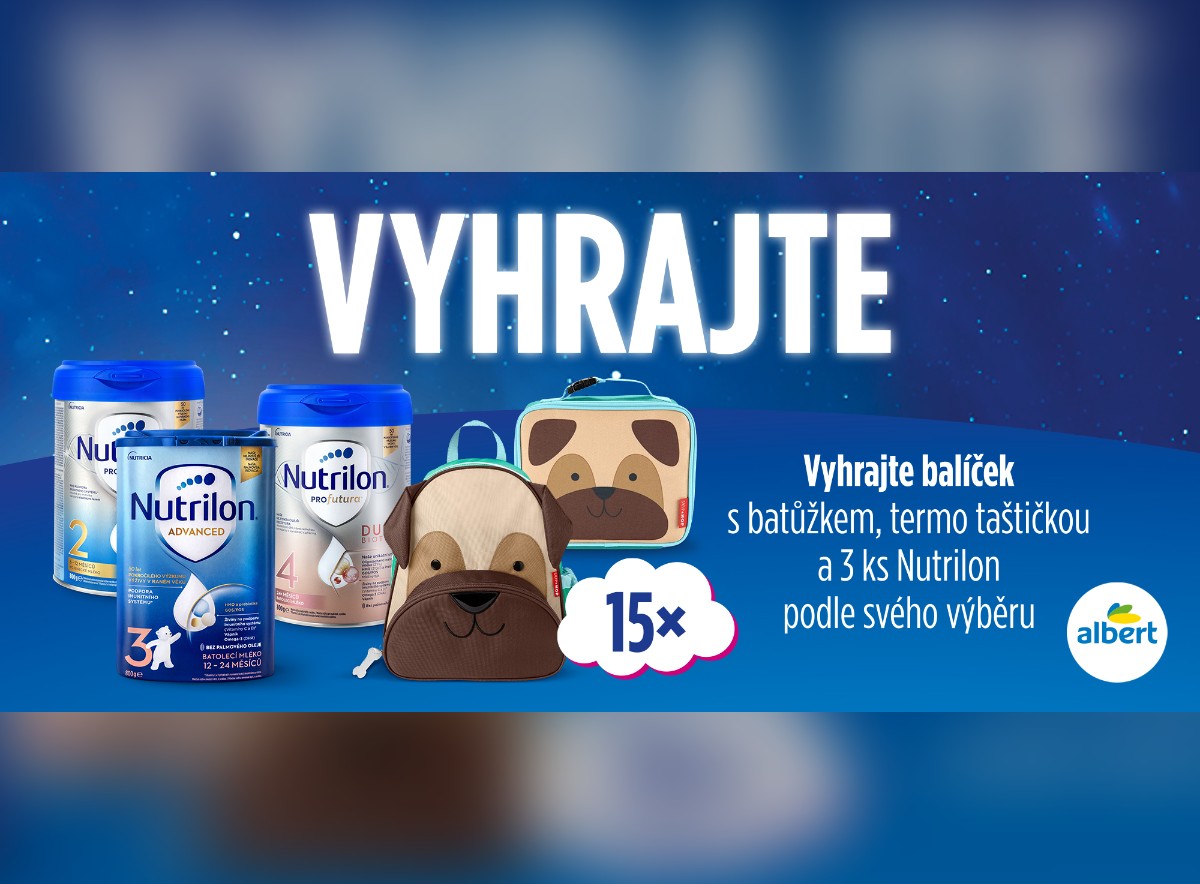 Danone soutěže | Vyhrajte balíček s batůžkem, termo taštičkou a Nutrilonem!