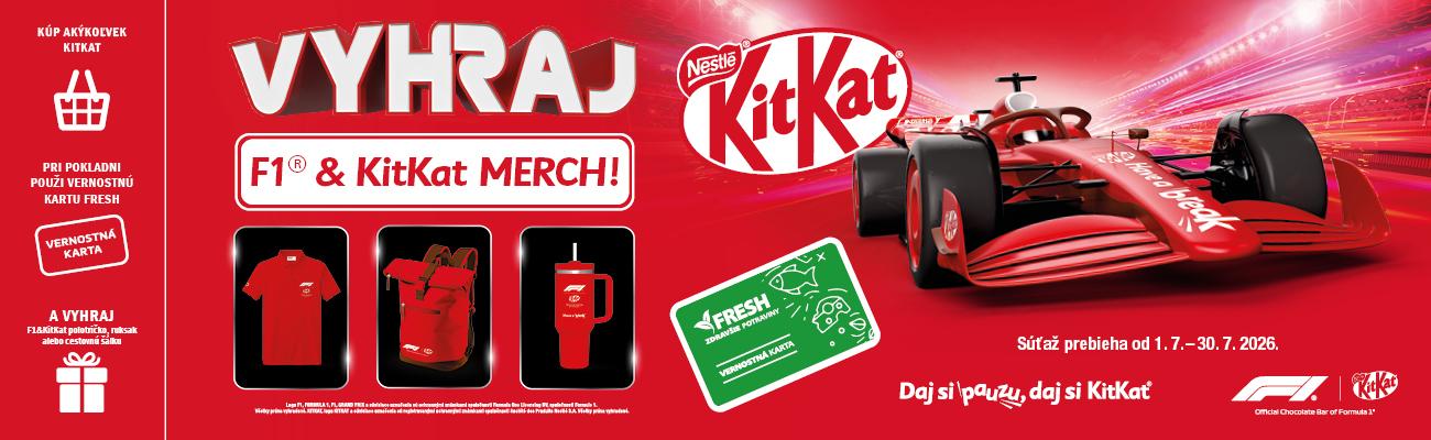 F1 & KitKat Merch