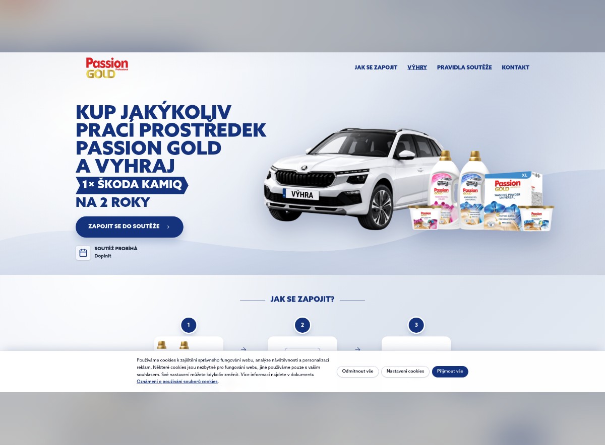 Passion Gold – Soutěž
