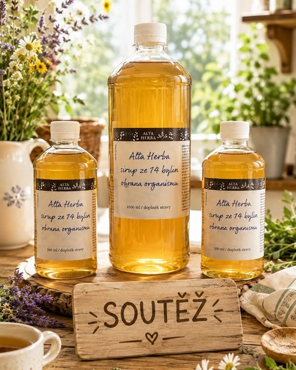 Soutěž Alta Herba o bylinný sirup ze 14 bylin