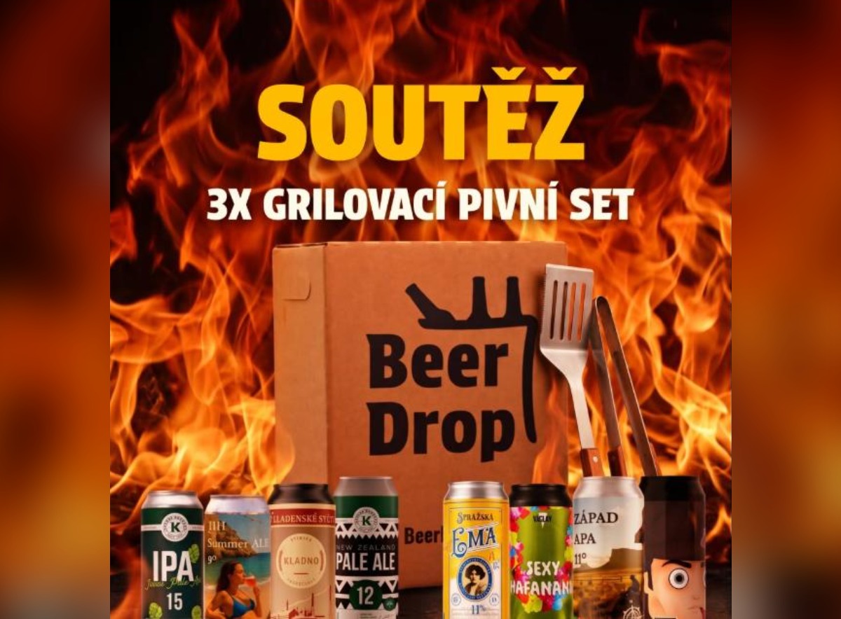SOUTĚŽ BeerDrop: vyhrajte grilovací pivní set (3 výherci)