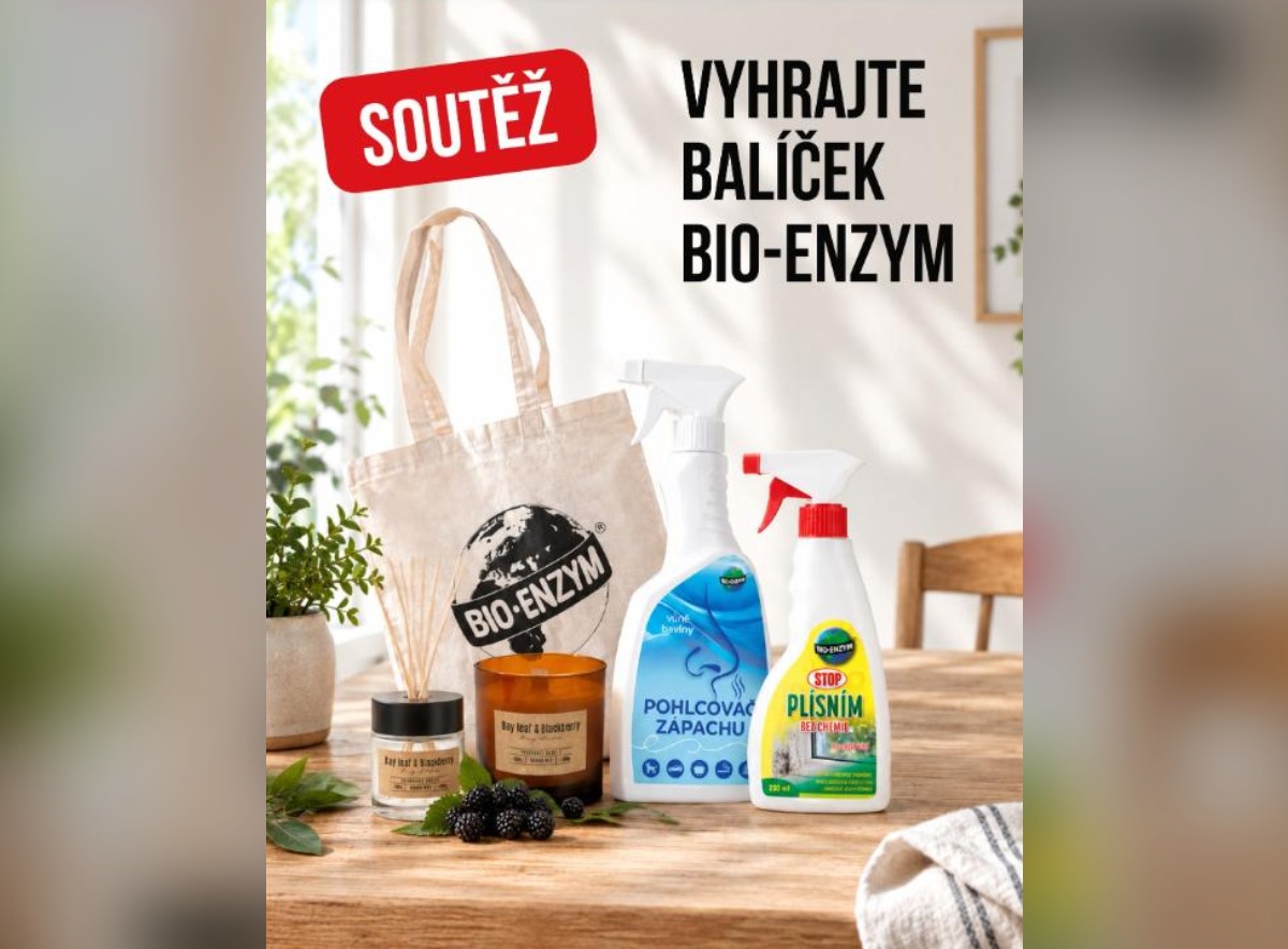 SOUTĚŽ Bio-Enzym: vyhrajte balíček produktů Bio-Enzym