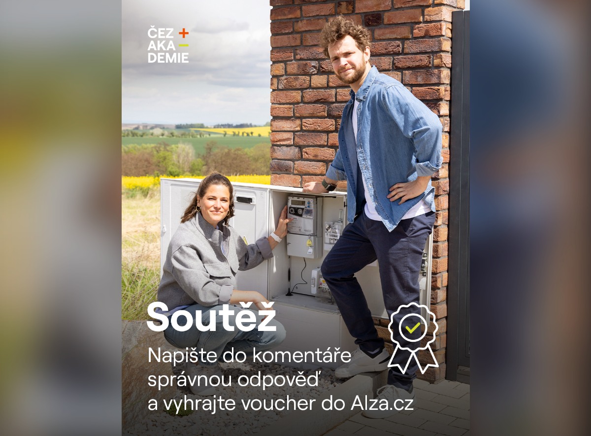 SOUTĚŽ ČEZ Akademie: vyhrajte poukaz 500 Kč na Alza.cz (3 výherci)