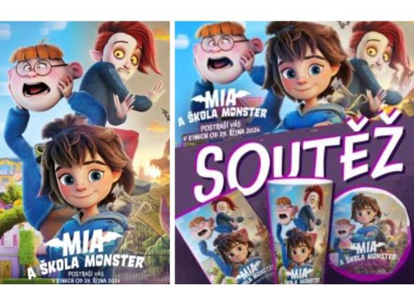 SOUTĚŽ Chytrá žena: vyhrajte balíček s motivem filmu Mia a škola monster (5 výherců)