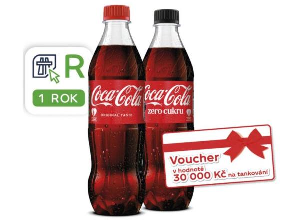 SOUTĚŽ Coca-Cola a Tank ONO: vyhrajte roční balíček tankování za 30 000 Kč (25 výher)