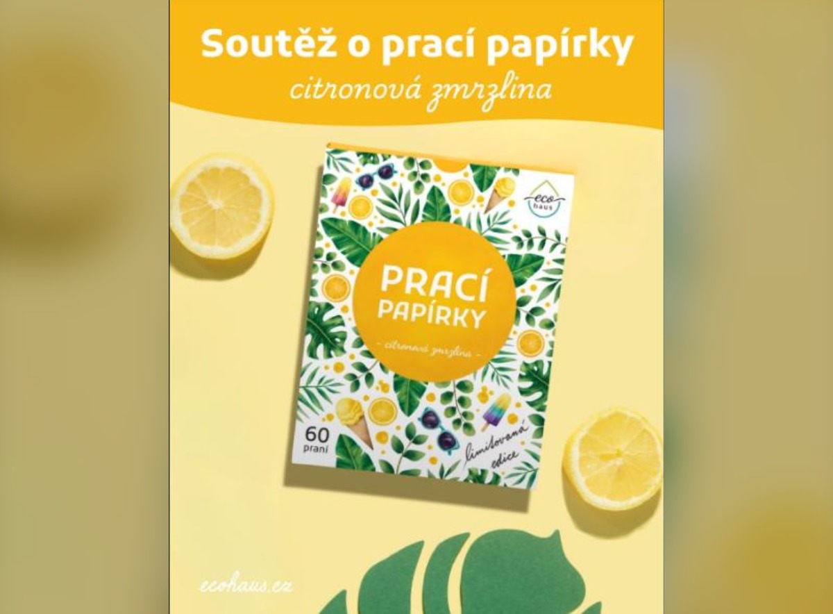 SOUTĚŽ EcoHaus: vyhrajte limitovanou edici pracích papírků
