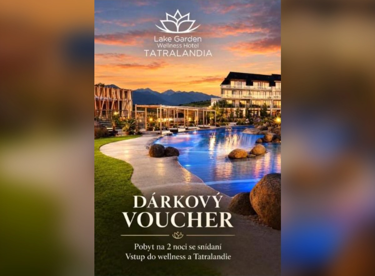SOUTĚŽ Lake Garden Tatralandia: vyhrajte pobyt na 2 noci pro 2 osoby