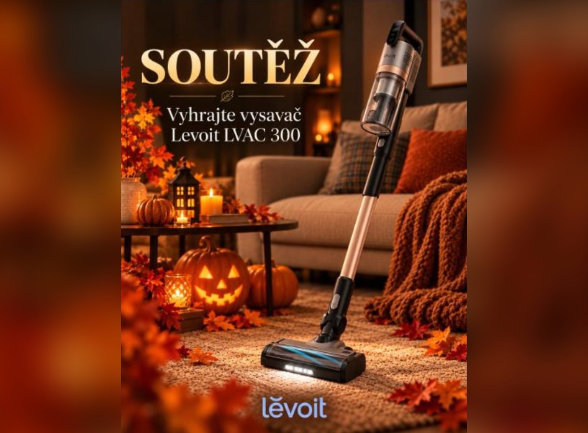 SOUTĚŽ Levoit: vyhrajte tyčový vysavač Levoit LVAC 300 (1 výherce)