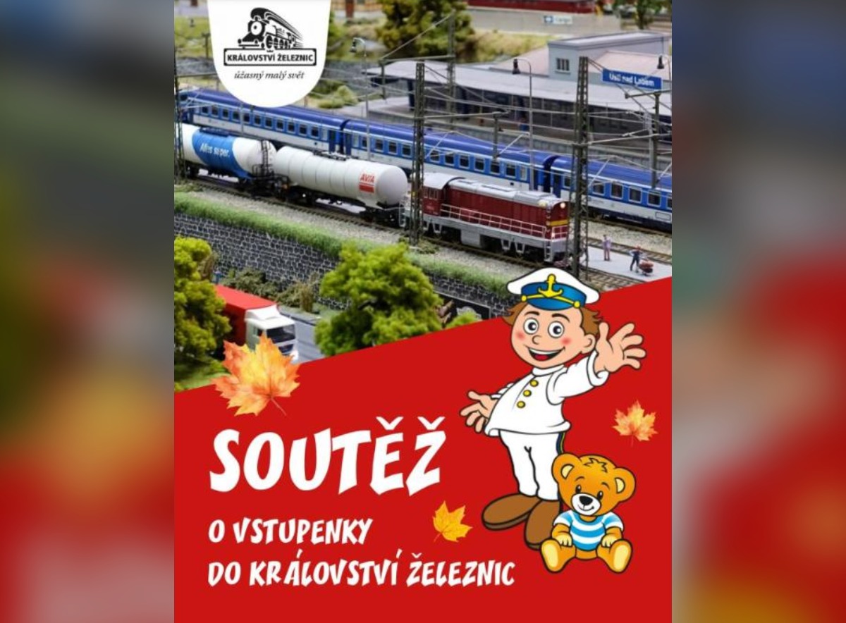 SOUTĚŽ Lipánek: vyhrajte vstupenky do Království železnic (5 výherců)