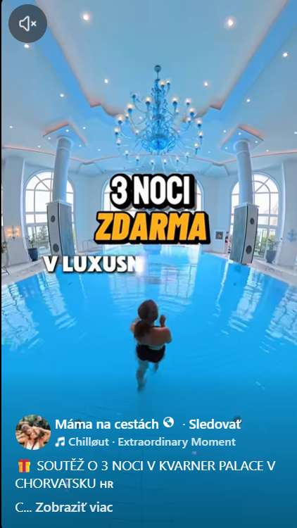 Soutěž o 3 noci v Kvarner Palace v Chorvatsku