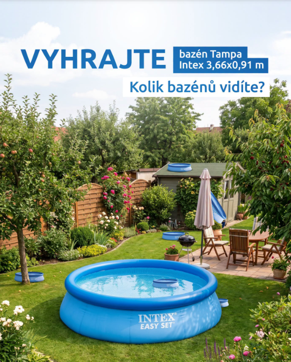 Soutěž o bazén Tampa Intex 3,66x0,91 m