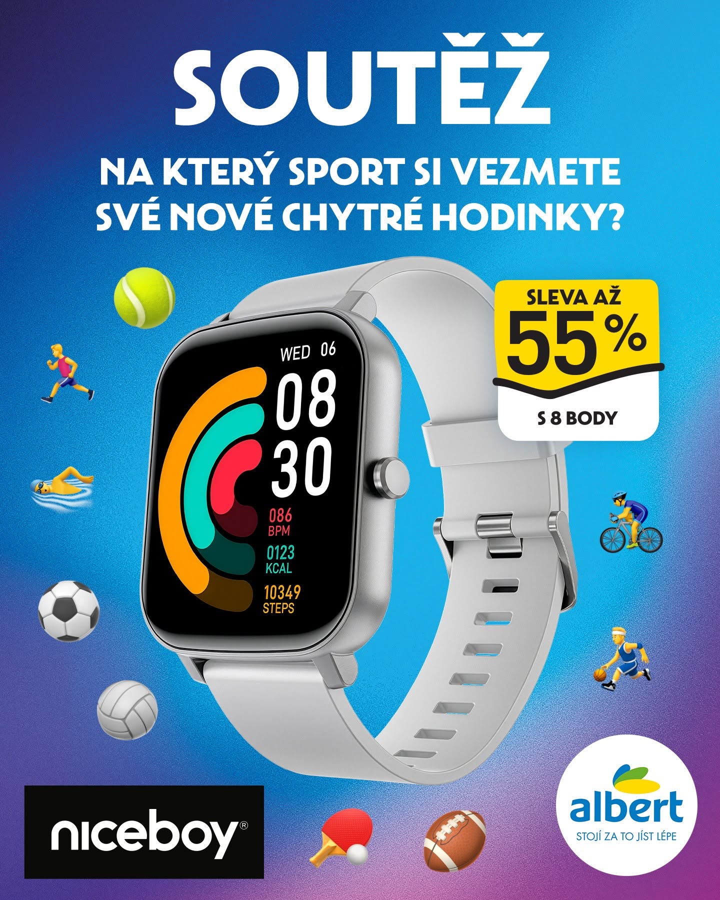 Soutěž o chytré hodinky Niceboy Watch 5 Lite