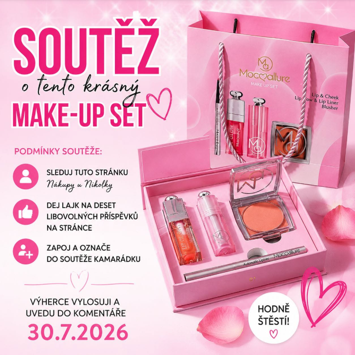 Soutěž o make-up set MoccAllure od Nákupy u Nikolky