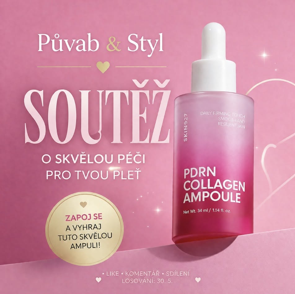 Soutěž o pleťové sérum PDRN Collagen Ampoule