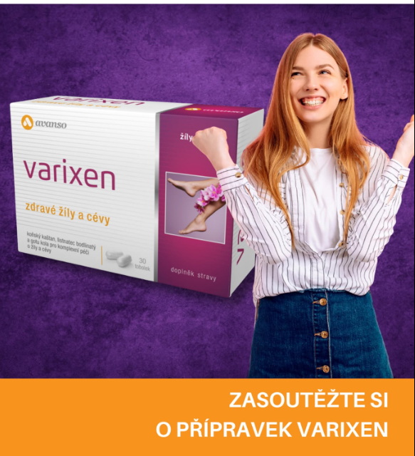 Soutěž o přípravek Varixen na zdravé žíly a cévy