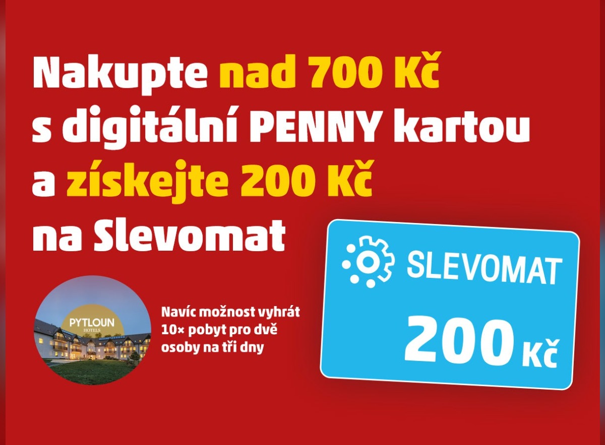 SOUTĚŽ PENNY: nakupte nad 700 Kč a vyhrajte pobyt v hotelích Pytloun (10 výher)