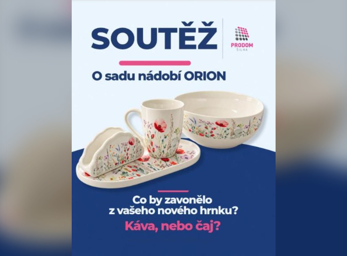 SOUTĚŽ Prodom Šilha: vyhrajte sadu nádobí ORION (1 výherce)