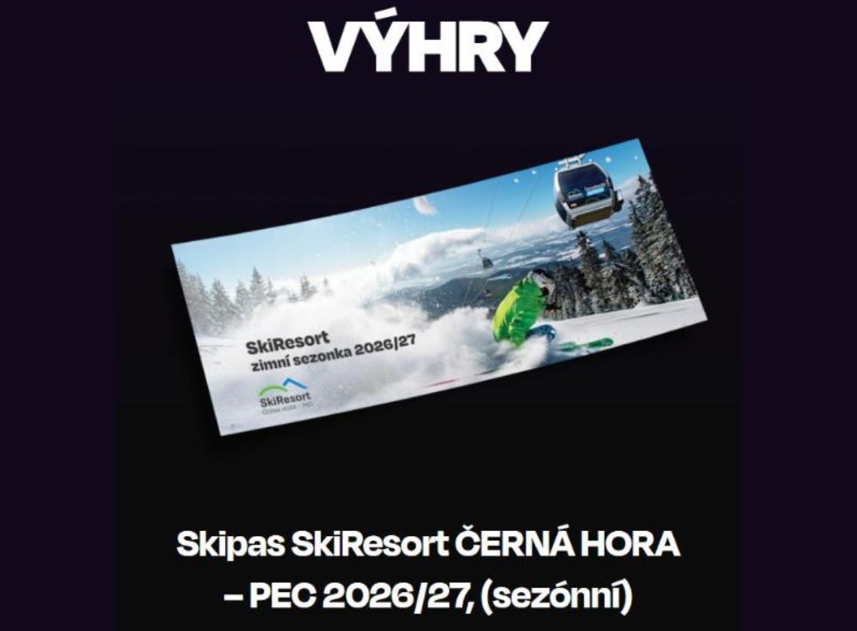 SOUTĚŽ Proud: vyhrajte sezónní skipas SkiResort Černá hora – Pec a další ceny (148 výher)