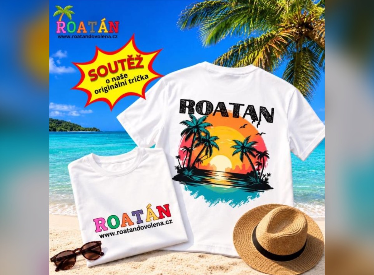 SOUTĚŽ Roatán Dovolená: vyhrajte originální tričko Roatán (5 výherců)