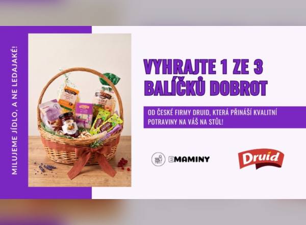 Soutěž s DRUID CZ: Vyhrajte dobroty pro celou rodinu