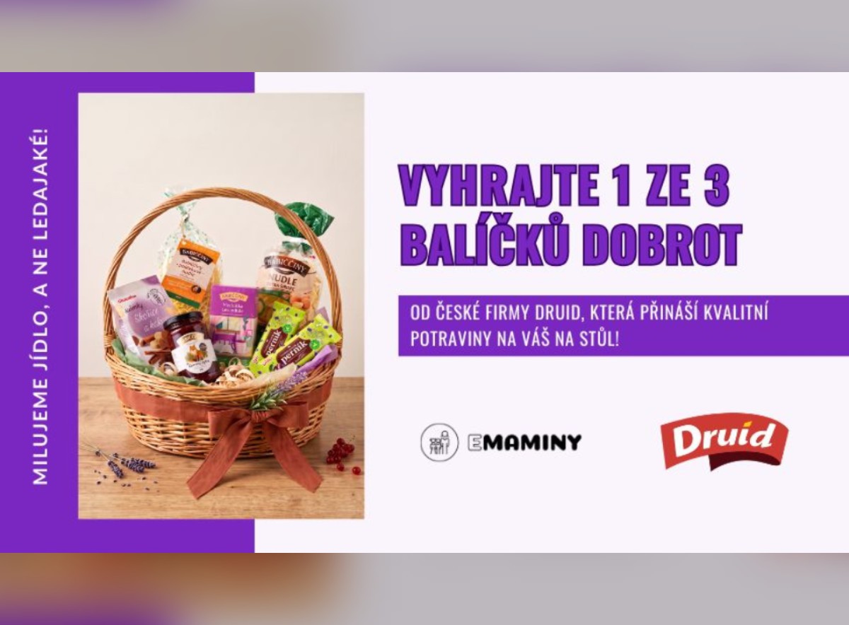 Soutěž s DRUID CZ: Vyhrajte dobroty pro celou rodinu