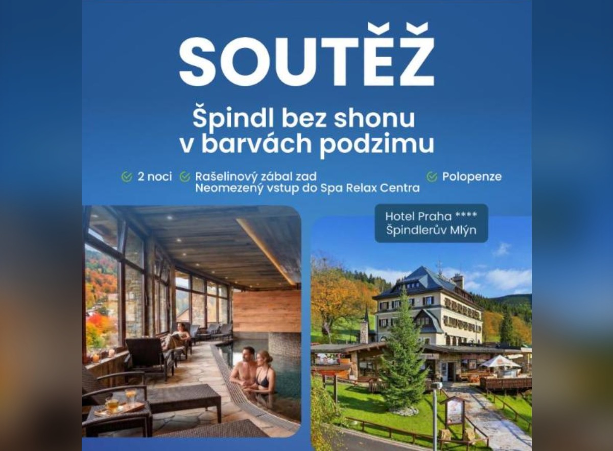 SOUTĚŽ Spa.cz: vyhrajte podzimní pobyt v Hotelu Praha ve Špindlerově Mlýně