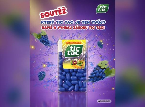 SOUTĚŽ Tic Tac: vyhrajte zásobu Tic Tac a digitální foťáček na klíčenku