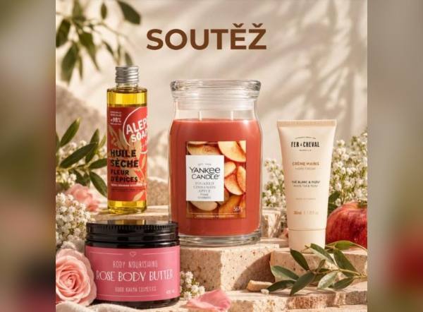 SOUTĚŽ Yankee Candle: vyhrajte balíček vůní a kosmetiky od Adorio (3 výherci)