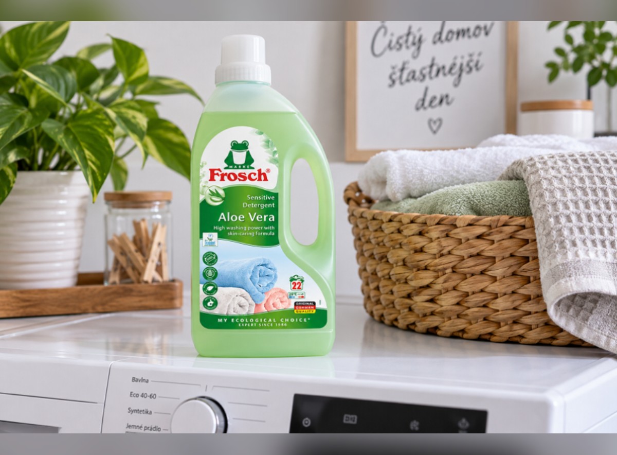 Soutěžte a vyhrajte Frosch EKO Prací prostředek sensitive Aloe vera