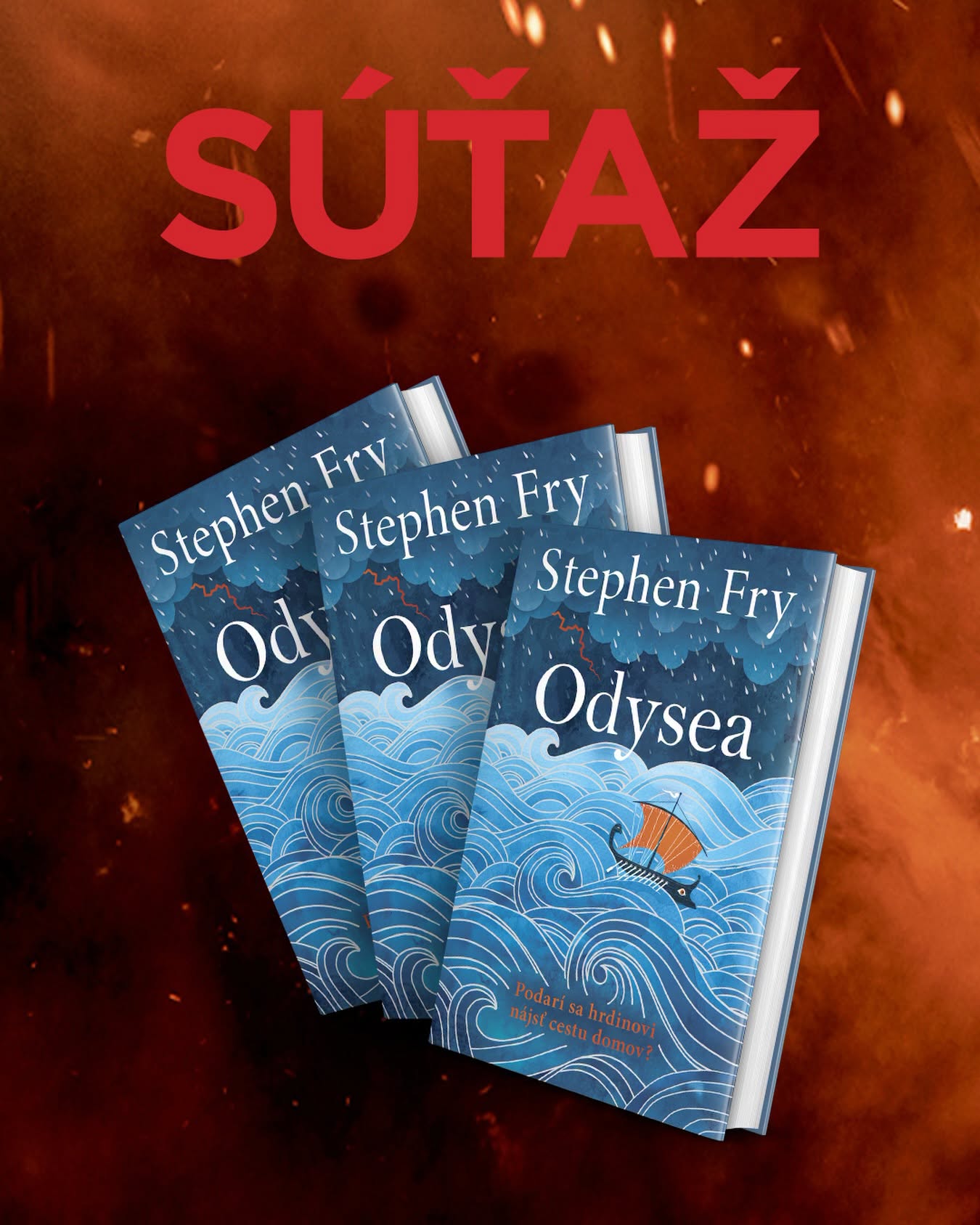 Súťaž o knihu Odysea od Stephena Fryho s vydavateľstvom Tatran