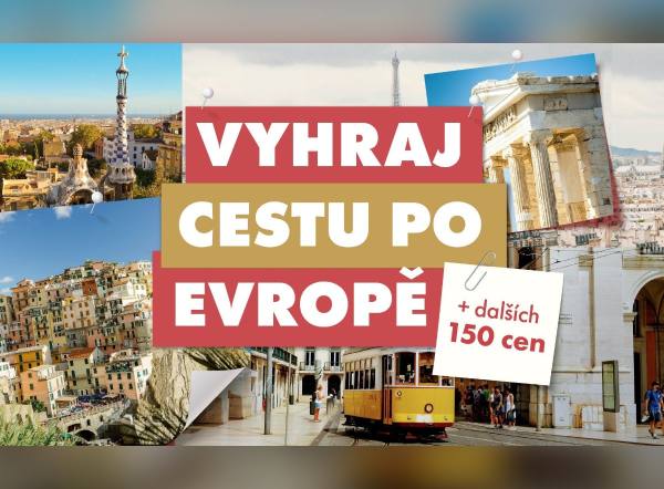 Vyhraj cestu po Evropě a dalších 150 skvělých cen