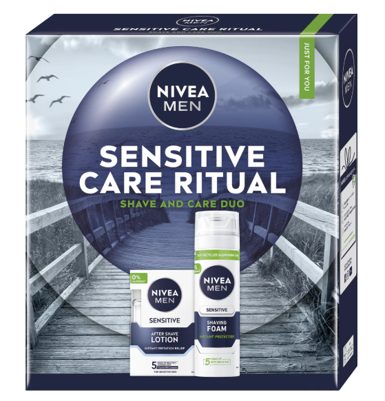 Vyhrajte pánskou dárkovou sadu na holení Sensitive Care Ritual