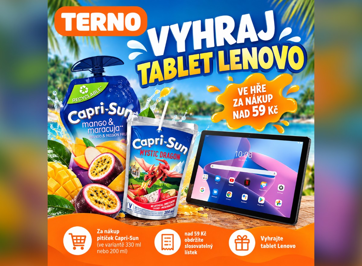 VYHRAJTE TABLET Lenovo S Capri Sun!