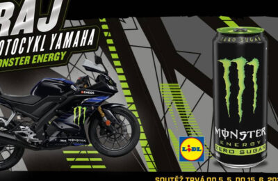 Soutěž Lidl – Vyhraj motorku Yamaha s Monster Energy