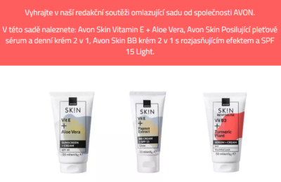 Soutěž o krásu: Vyhrajte omlazující sadu od AVON!