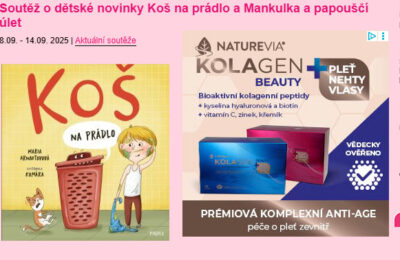 Soutěž o dětské novinky Koš na prádlo a Mankulka a papouščí úlet