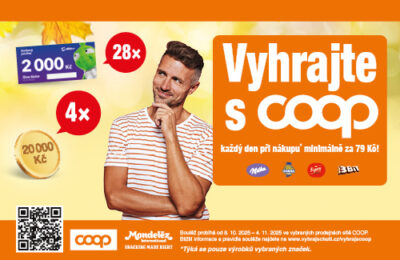Soutěžíme o sladké výhry s COOP a Mondelez!